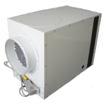 LD800-H dehumidifier in white with all metal construction used as a crawl space dehumidifier