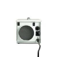 Very small white industrial dehumidifier without water container or drain tube