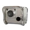 DH2500 INOX dehumidifier in stainless steel used for restoration projects where industrial dehumidifiers need to have protective casings