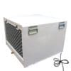 Swimming pool dehumidifier in white that is often ducted in and out with spiral ducting
