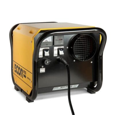 Restoration dehumidifier all round views perfect for crawl spaces and warehouses